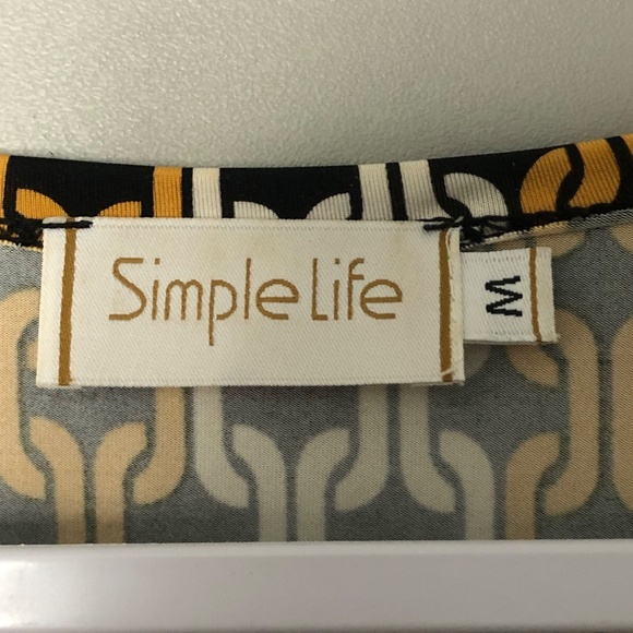 Gold black and grey dress - Picture 3 of 4